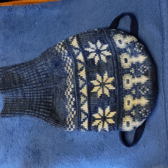 Blue winter sweater for small animal XS - Picture 2 of 2